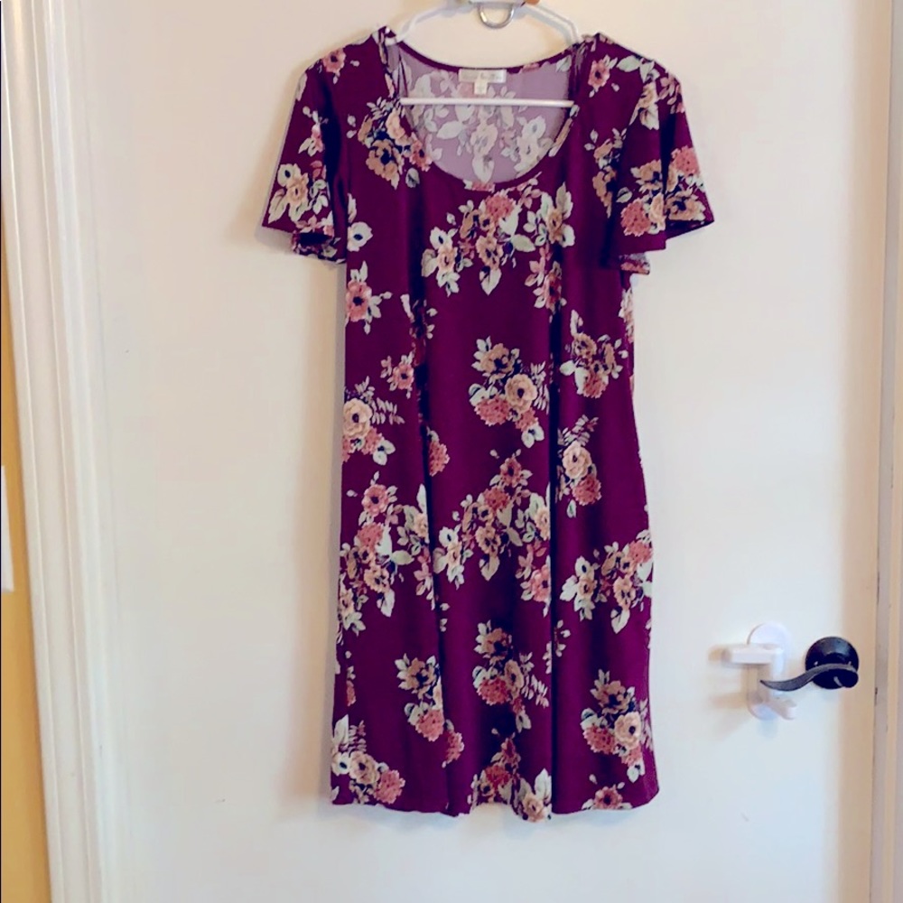 Cap sleeve dress WITH POCKETS